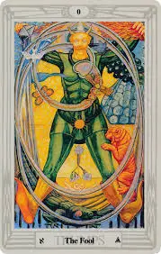 La carta del boig del Tarot de Thoth